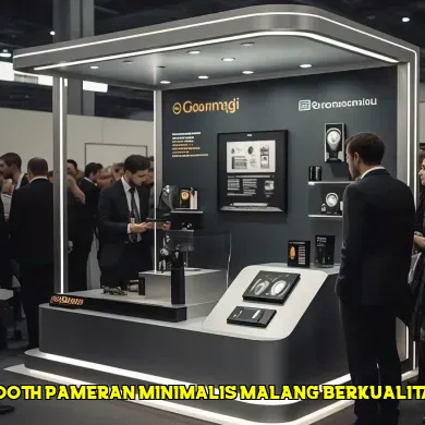 booth pameran minimalis malang berkualitas